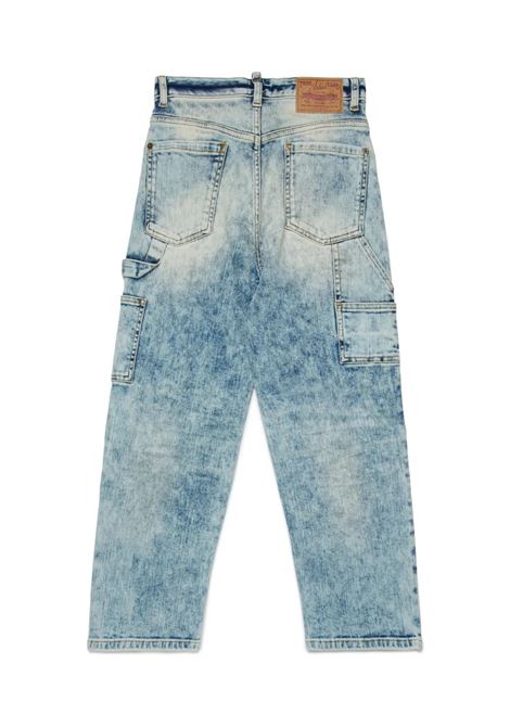 Denim Wide Leg Jeans DSQUARED2 KIDS | DQ2636-D0AC2DQ01